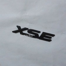 1x Matte Black XSE Metal Badge
