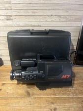 Panasonic NV-M7B Retro VHS Camcorder Camera & Original Case - Untested