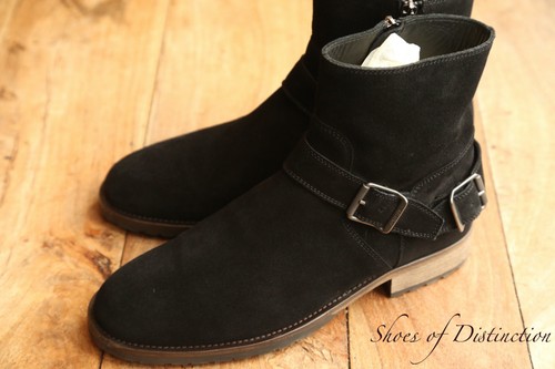 Belstaff black suede zip - belstaff,