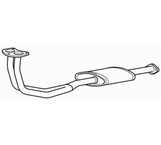 Twin front exhaust - twin, pipe