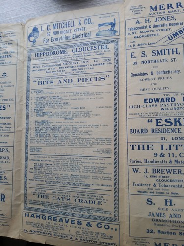 Variety theatre programme - variety,