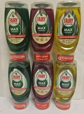 Fairy Max Power original, lemon.cherry Washing Up Liquid, 370ml x4  or 8 bottles