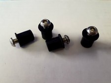 Flat track wellnut fitting - flat,