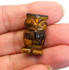 Gemstone Owl Hand Carved