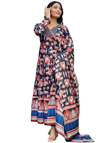 Printed jaipuri ajrakh kurta - jaipuri,