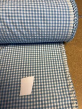 5 Metres Light Blue Gingham