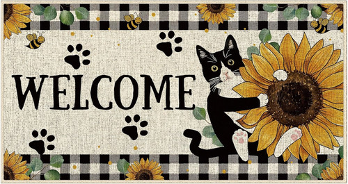 Welcome cat door - cat,