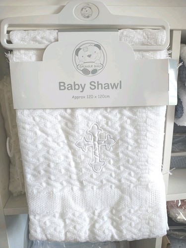 Christening shawl baby blanket - baby,