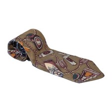 Vintage Moschino Silk Tie Necktie Abstract 
