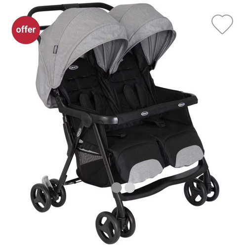 Graco double pushchair - graco,
