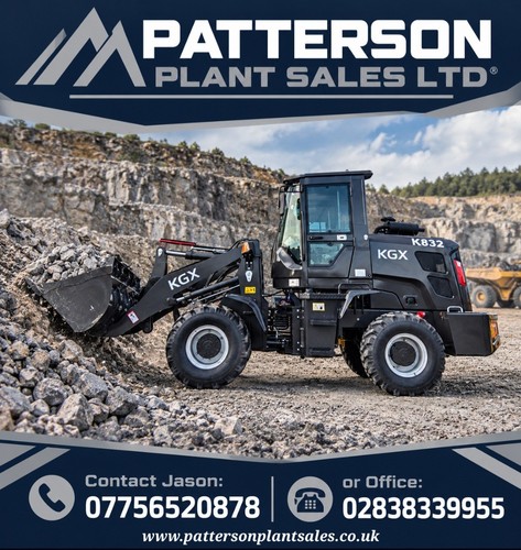 New kgx k832 wheeled loader - new,