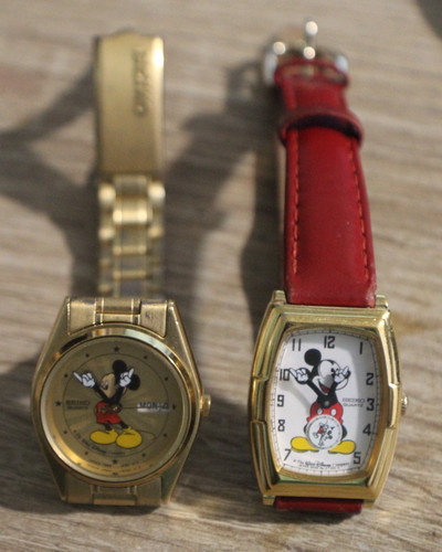 Vtg seiko mickey mouse - mickey,