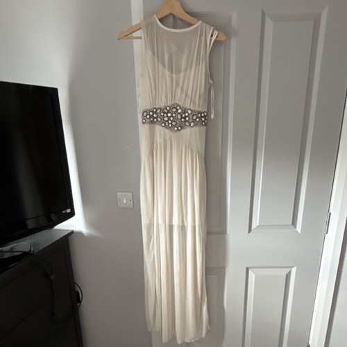 Miss selfridge cream beaded - miss,
