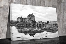 Eilean Donan Castle black and