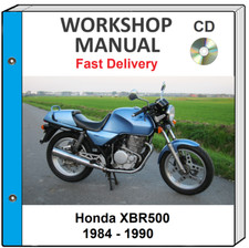 HONDA XBR500 1984 1985 1986
