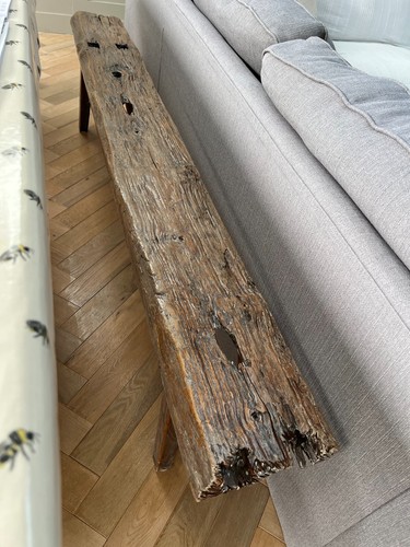 Handmade old rustic bench - rustic,