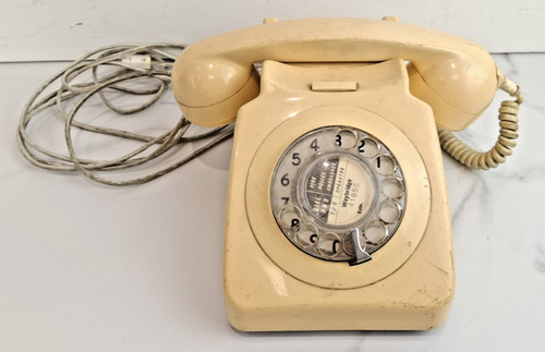 Vintage cream rotary - vintage,