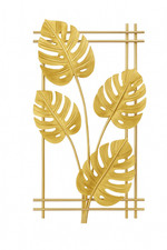 Gold Metal Wall Art Modern