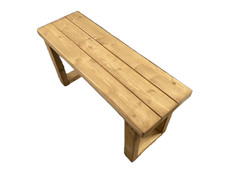 Rustic Bench Seat Handmade Wooden Bench - Indoor bench Fully assembled