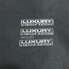 3x Chrome Black LUXURY Limited