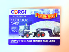 CORGI CERTIFICATE ONLY - VOLVO