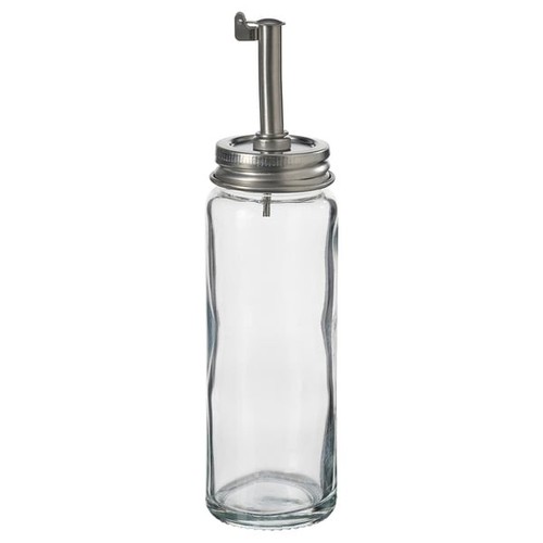 Oil vinegar bottle clear glass - bottle,