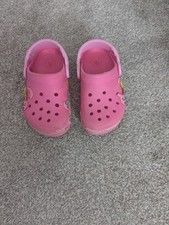 Girls Crocs light up clogs size C9 UK 8