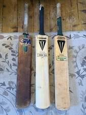 3 X Vintage Cricket Bats Gunn
