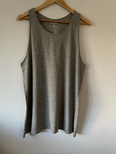 Primark Vest, XL, Grey Round