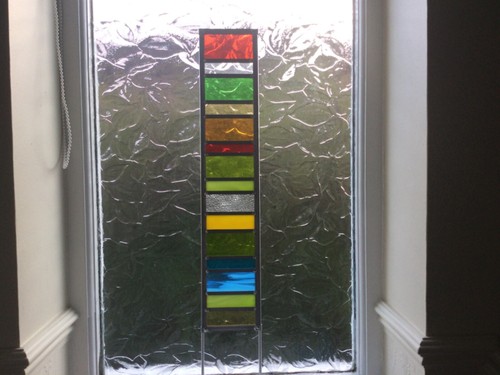 Stained glass garden sculpture - stained,