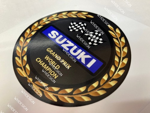 Suzuki world champion badge - suzuki,