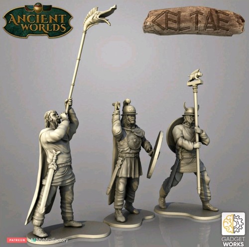 54mm celtic command chieftain - command,,