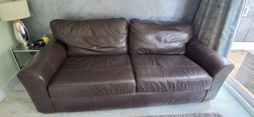 Leather sofa 3 - sofa,