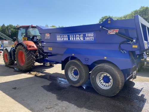 Tractor dump trailer hire - tractor,