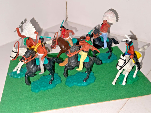 Timpo mounted indians 2nd - timpo,