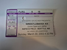 WWE WrestleMania XIX (2003) Ticket Stub + Fan Axxess Ticket