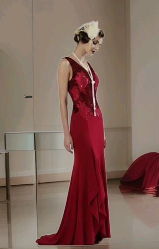 Sagaie designer red beaded - sagaie,