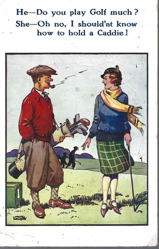 Very nice old comic postcard - old,