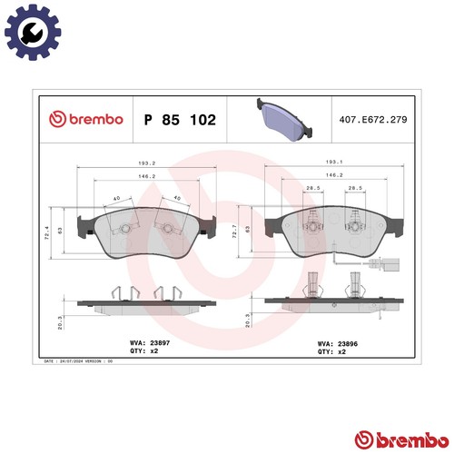 Brake pad set disc - pad,