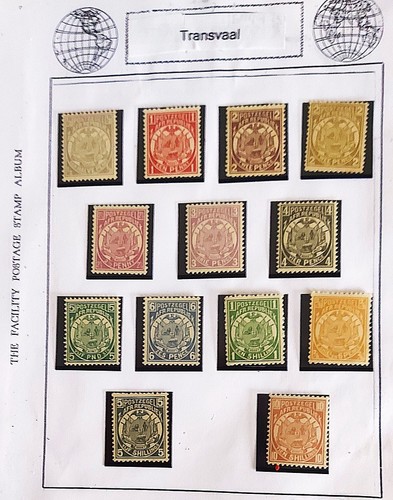 Transvaal zar classic stamps - zar,