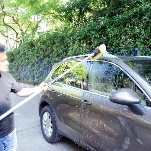 Soft bristle car wash brush - car,