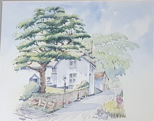 Watercolour painting devon - painting,