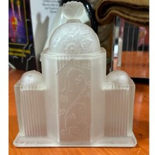 Vintage Art Deco Frosted Glass