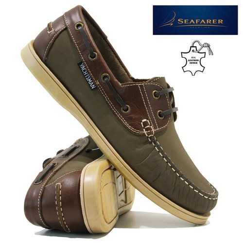 Mens leather lace walking - leather,