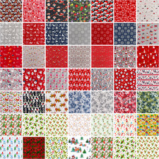 100% Cotton Christmas Fabric Material Sold By the Metre 140cm wide