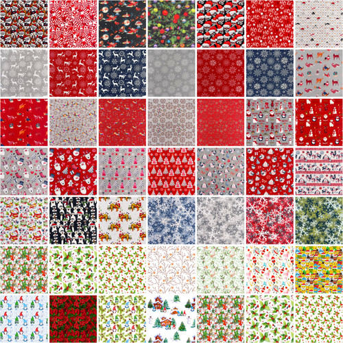 100 cotton christmas - cotton,