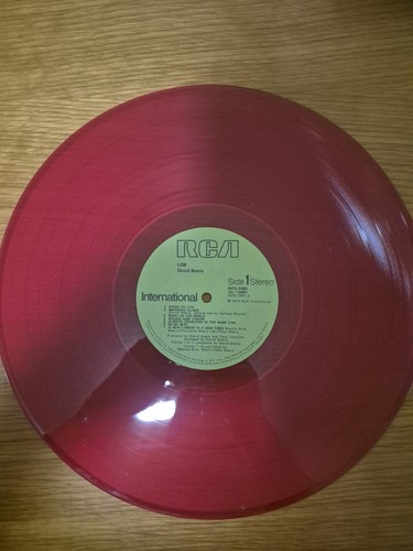 David bowie low red vinyl - low,
