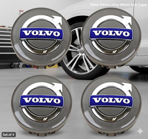 Volvo blue car hub - 4, x