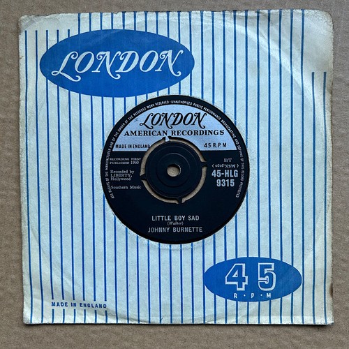 Johnny burnette little - burnette, sad