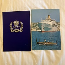 Merchant Navy Ephemera P&O oriana menus 1977( 73)